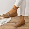 2024 Damen Leder Slipper Schuhe Täglich Damen Flats Damenschuhe Weiblich Frühling Mokassins Lässige Slipper Schuhe Damen Slipper