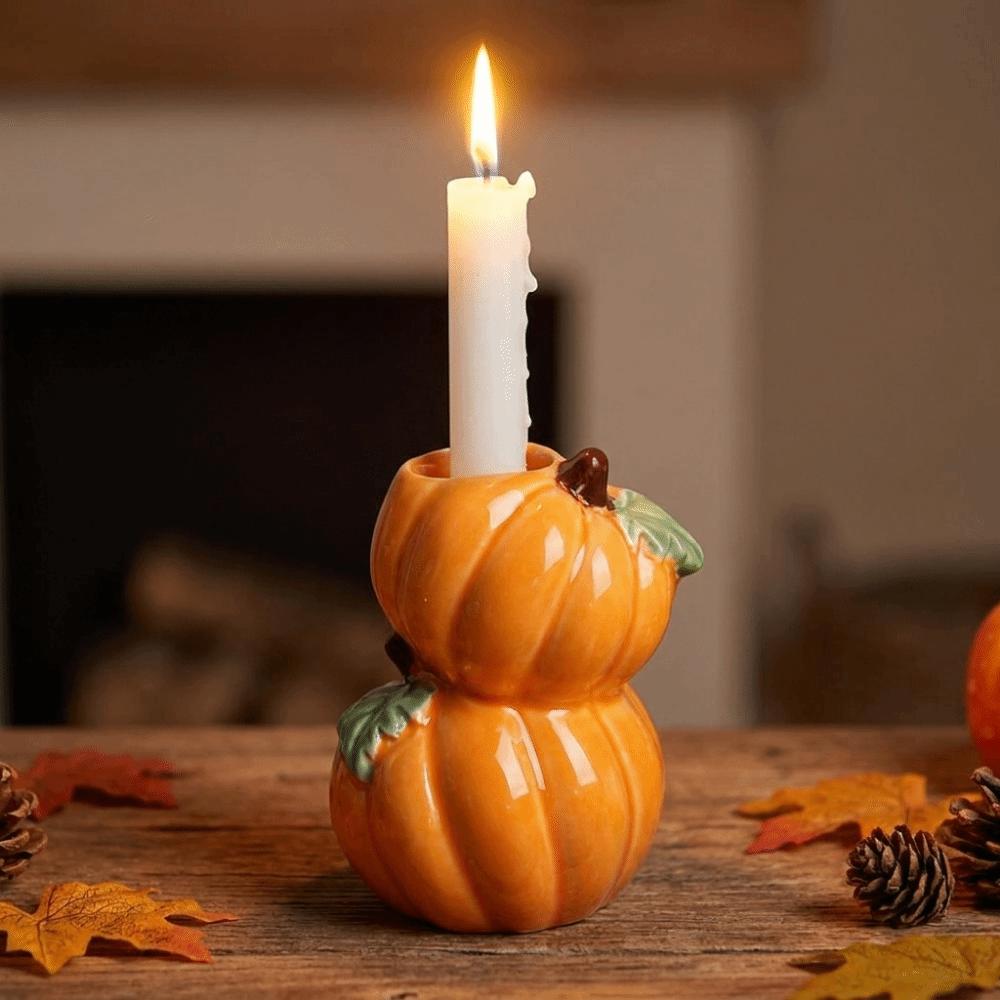 Suport Lumânare Ceramice Halloween Centru Masă Suport Lumânare Dovleac Decor Cameră Casă