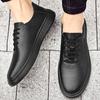 White Fashion Men's Casual Shoes Genuine Leather Mens Slip-on Outdoor Loafers Moccasins Men Light Comfortable Driving Flats