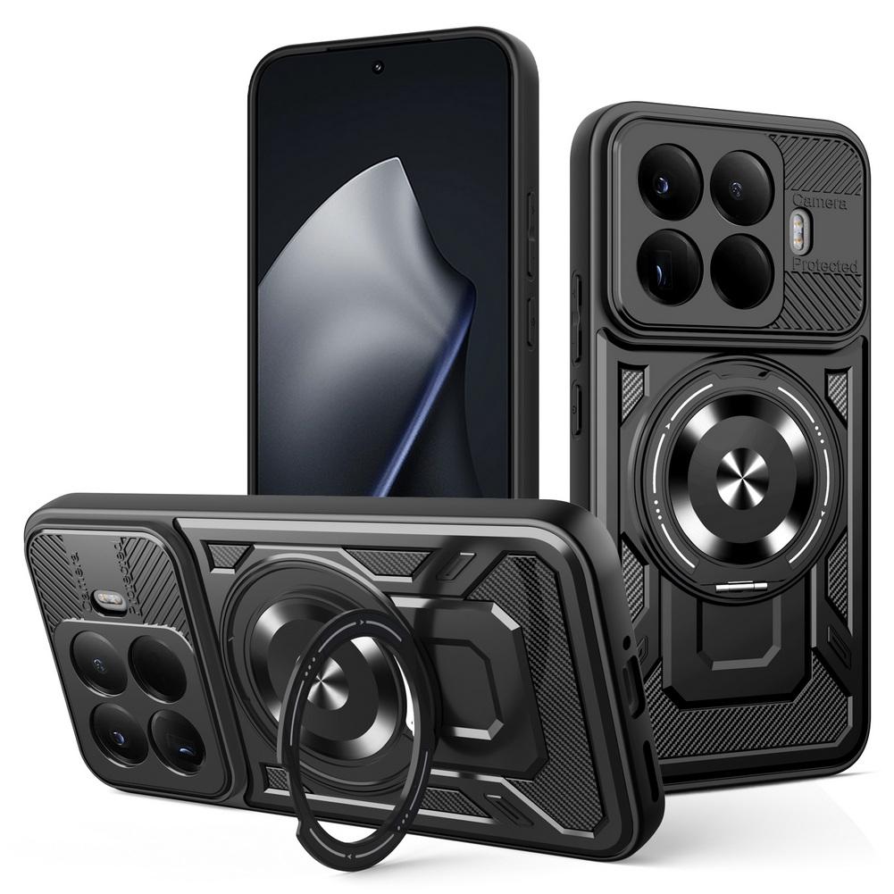 

Multi-functional Rotatable Metal Ring holder Magnetic Case for Xiaomi 15T Pro 15t Mi 17 Pro Max 15 Ultra 14T Pro 14 ultra Cover xiaomi 15 ultra