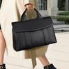 Women's Handbag with Fashionable Woven Pattern, Large Capacity Tote Bag, High-end Sense, Shoulder Bag, Work Commuting Bag, Women's Bag