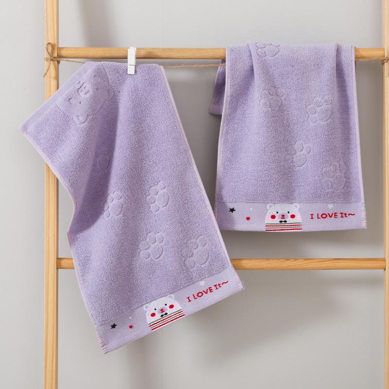 

Хлопковое маленькое квадратное полотенце с милой вышивкой в виде мультфильма, простое детское квадратное полотенце для детского сада, полотенце для мытья лица младенца