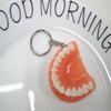 Gift Upper Jaw Simulation Teeth Shape Teeth Pendant Teeth Keyring Denture Key Chain Tooth Key Chain