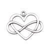Charms Hollow Peach Heart Pendants Kids' Jewelry Materials ZC068