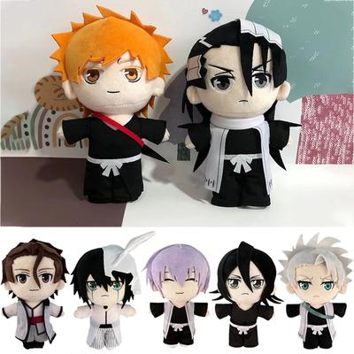 Anime BLEACH Plüschtiere Kurosaki Ichigo Kuchiki Rukia Kuchiki Byakuya Ichimaru Gin Cosplay Plüschtiere Puppe Gefüllte Figur 20 cm