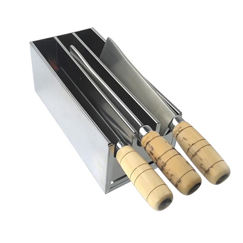 Zhongji Commercial Stainless Steel Non-Magnetic Knife Block