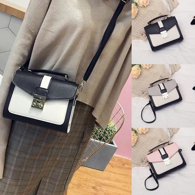 Women Handbag Mini Bag Woman Sling Black Female Fashion Hit Color Shoulder Messenger Satchel Tote Cr