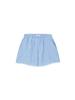 SALAD BAGUNI Lace Hem Seersucker Shorts - Blue