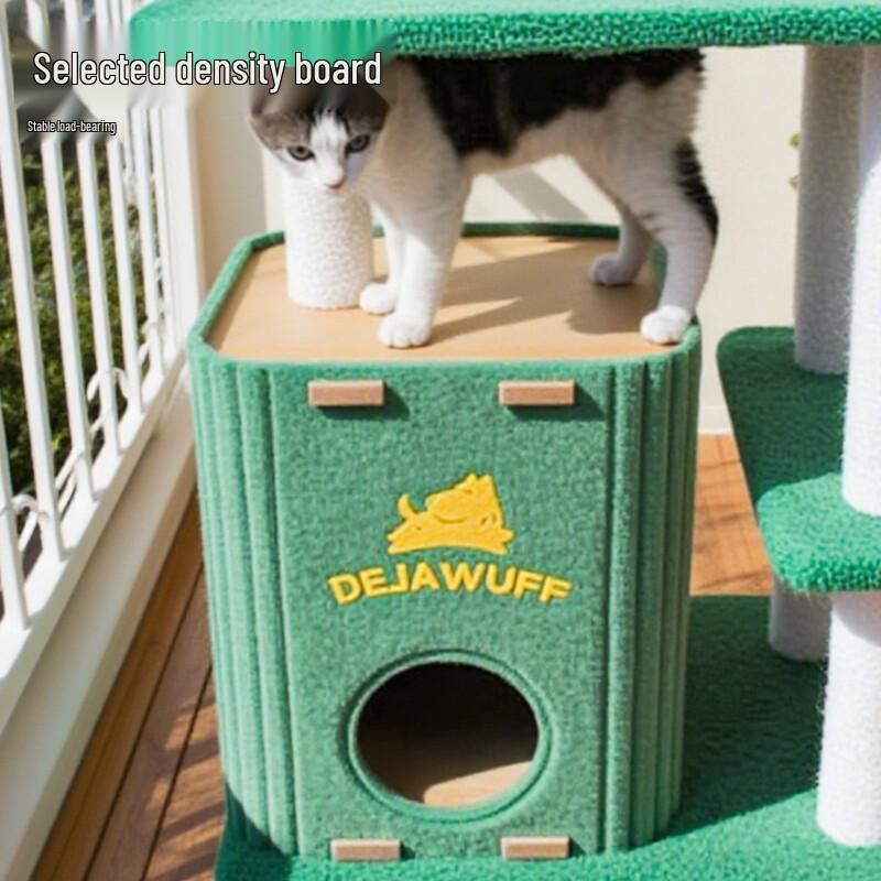 Dejia Wangfu Felt Cactus Cat Activity Center