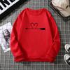 Winter new round neck hoodie printed with fleece 6934
