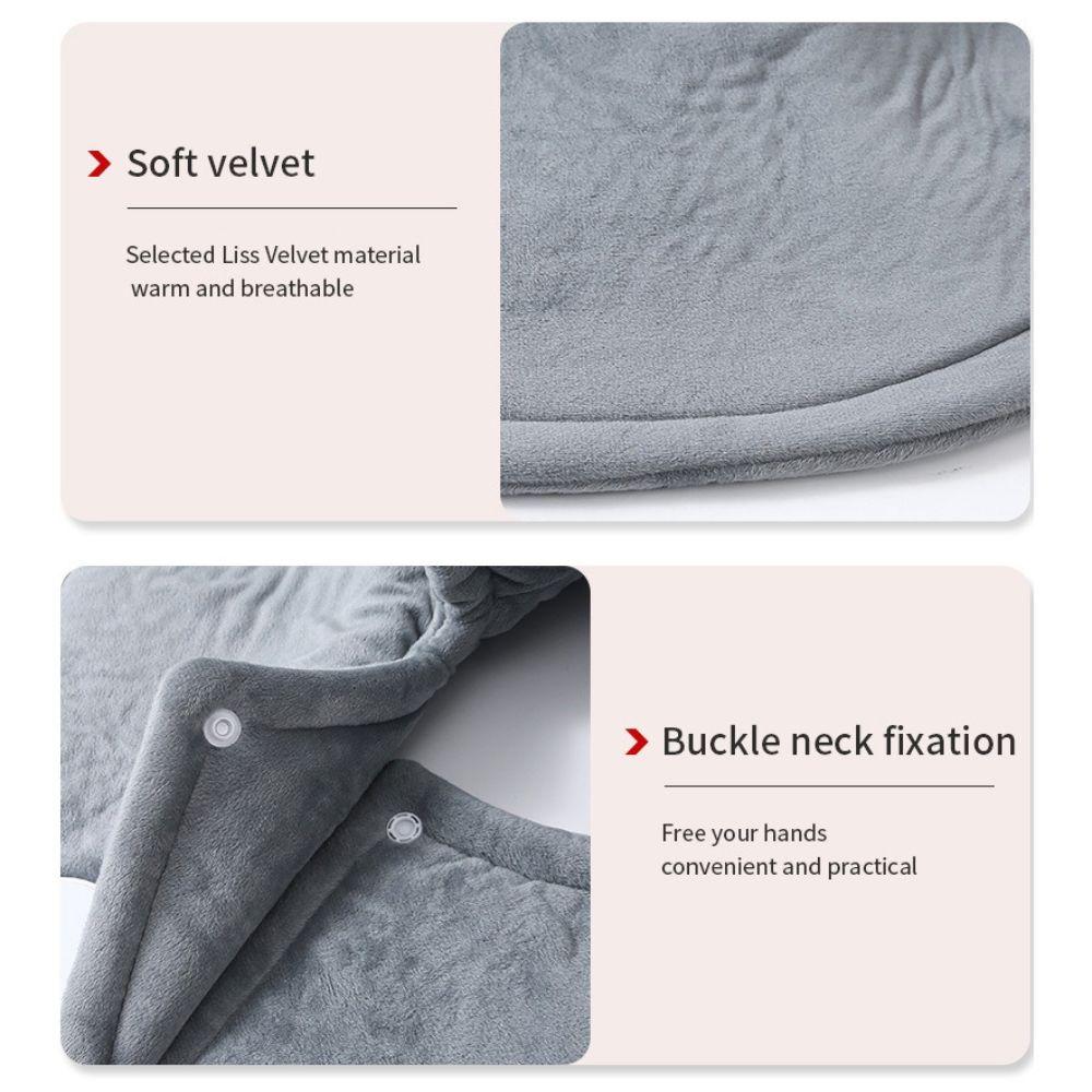 6-Level Temperature Warm Shawl Washable Heated Shoulder Wrap Electric Heating Pad For Home
