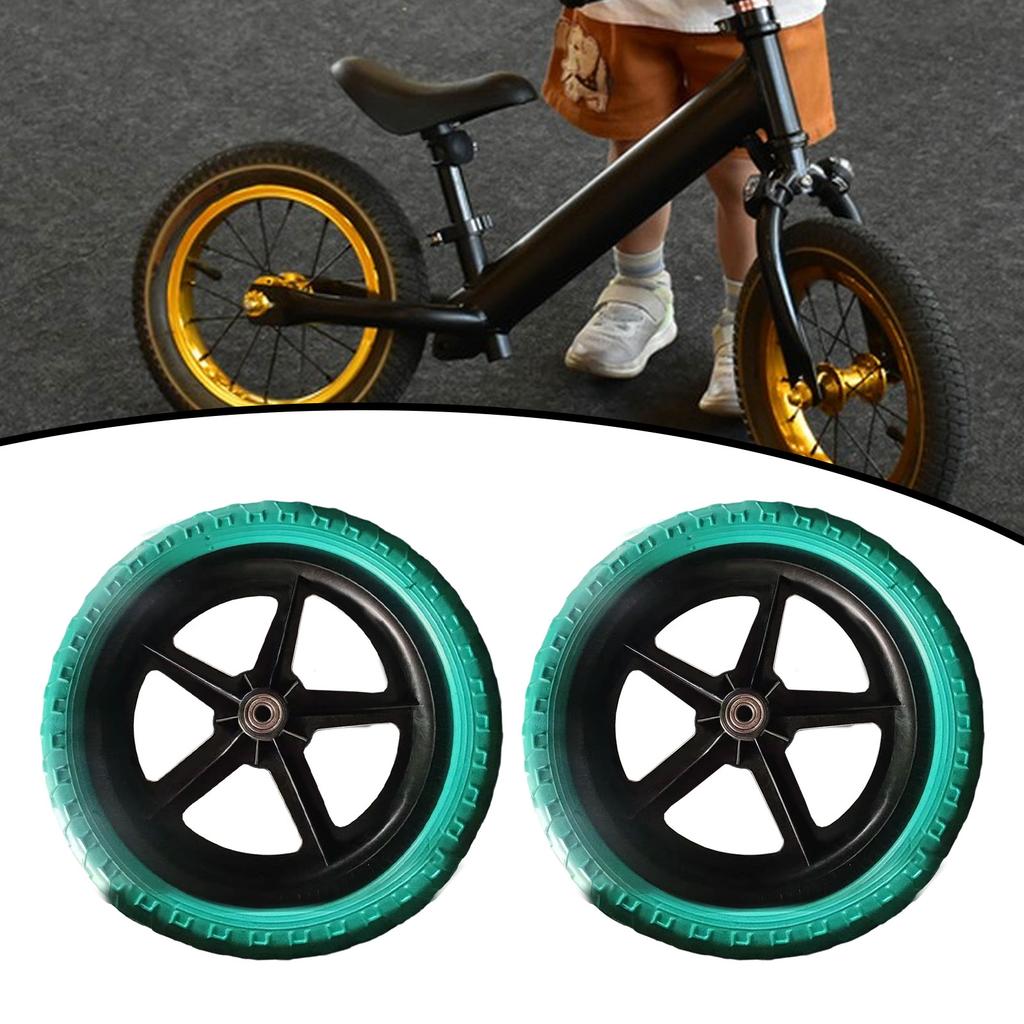 1 Paar Loopfiets Vervangingswielen Geluidsreductie Fietswielen voor Buitensporten Fietsen Vervangingsaccessoires