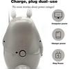 My Neighbor Cute Stuff Night Light,totoro Merchandise,with 2 Modes for Bedroom Bedside Lamp Reading Light Best Gifts for Girls Boys And Friends (grey)