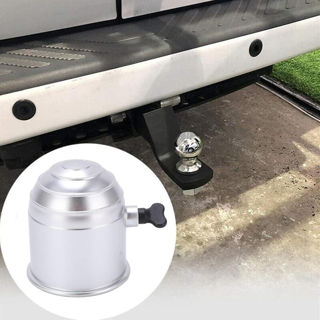 Trailer Hitch Ball Cover, Water Proof Ball Hitch Shield Plastic RV Hitch Cover Practical Towball Protector Capping for RV Boat Caravan Trucks