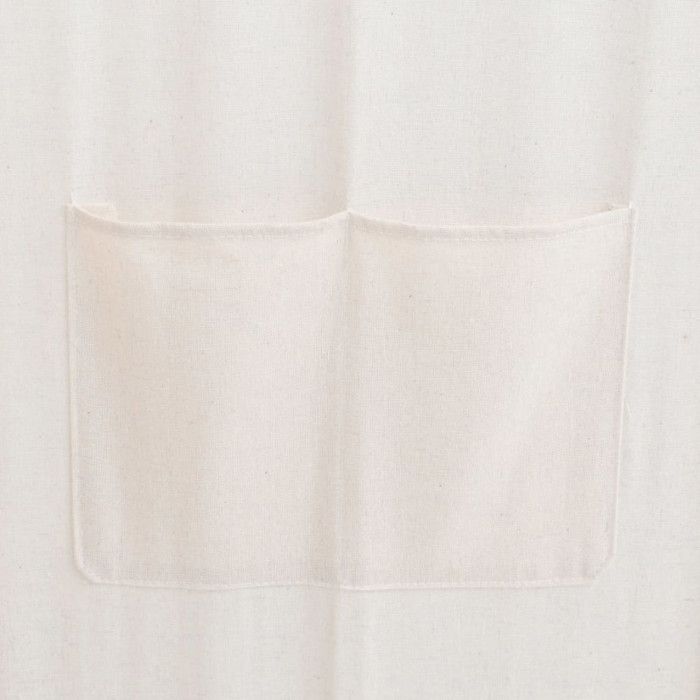 VidaXL Cloison de séparation 5 panneaux Crème 200 x 170 x 4 cm Tissu