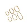 14K Gold-Filled U-Shaped Twisted Ear Cuff Hoops - Fashionable, Lightweight, Classic Earrings