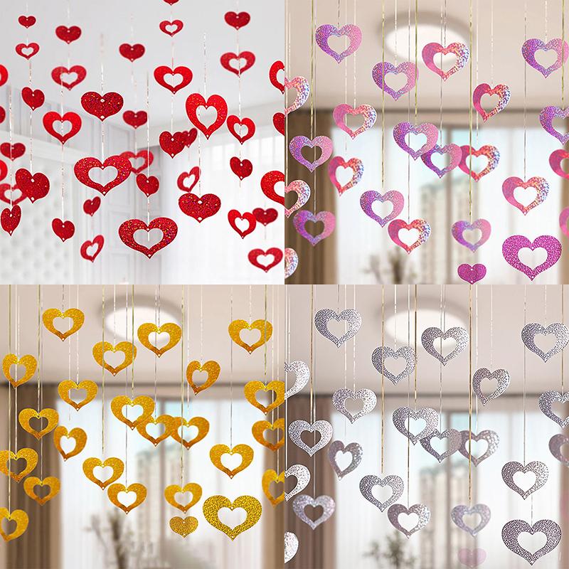 50Pcs Wedding Birthday Party Balloons, Rain Silk Pendants Holiday Supplies