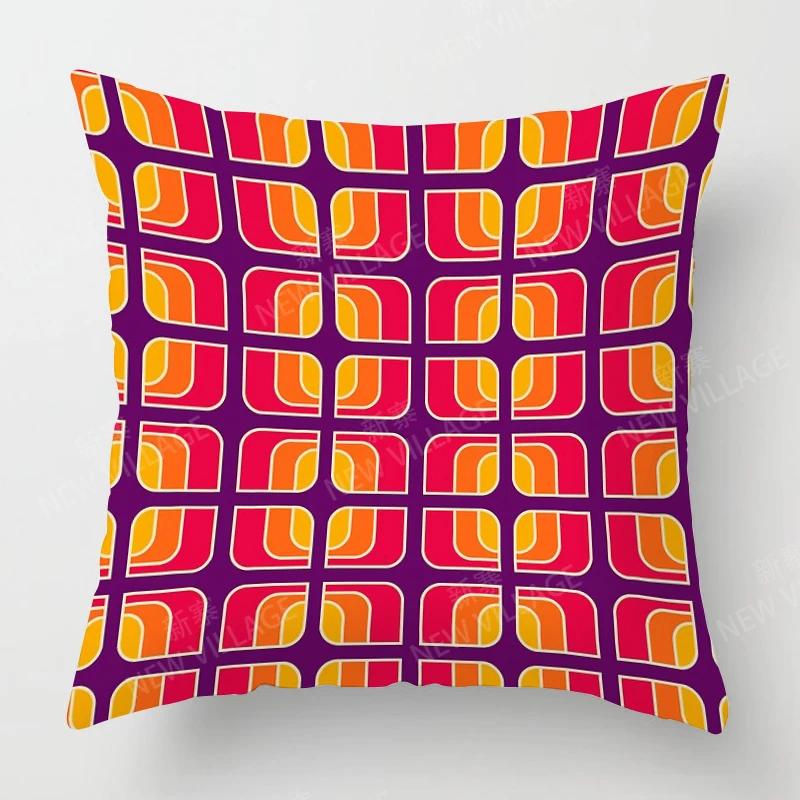 Nordic Fall Home Decor Autumn Throw Pillow Case Sofa Cushion Cover Modern 45X45Cm 45*45 50X50 60X60Cm 40*40 40X40 Geometry 60*60