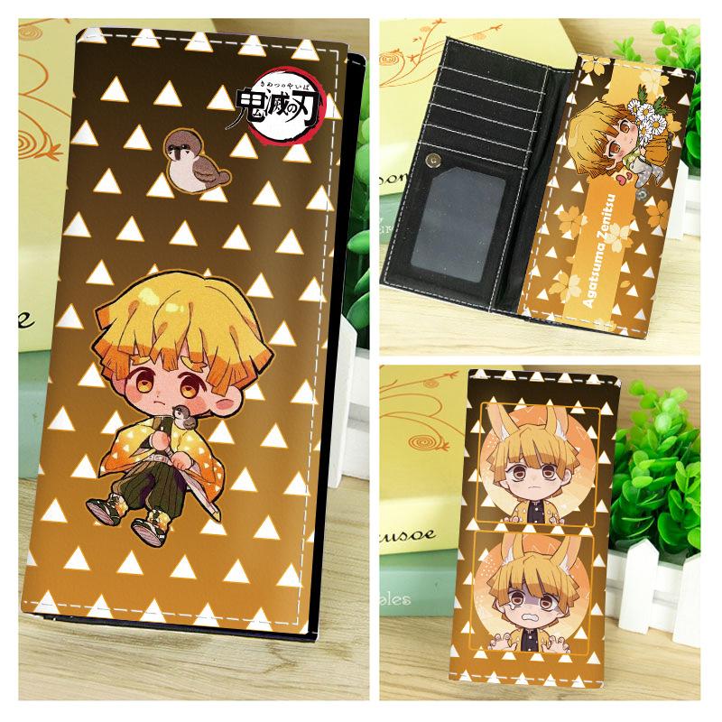 Japan cartoon comics Demon Slayer Long Wallet Student Coin Purse 0025