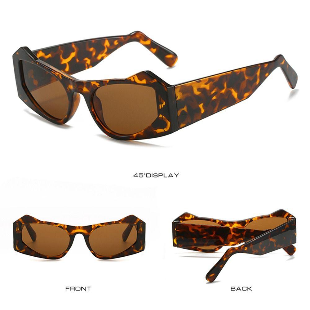 Cat Eye Sunglasses Vintage Punk Geometric Sun Glasses For Women Irregular Steampunk Eyewear Shades Uv400