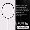 21-30 LBS raquete de badminton fibra de carbono homem mulher adulto alta elasticidade durável principal Ataque raquete defesa Nível de Competição