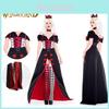 Stylish Alice In Wonderland The Red Queen Cosplay Costume Outfit