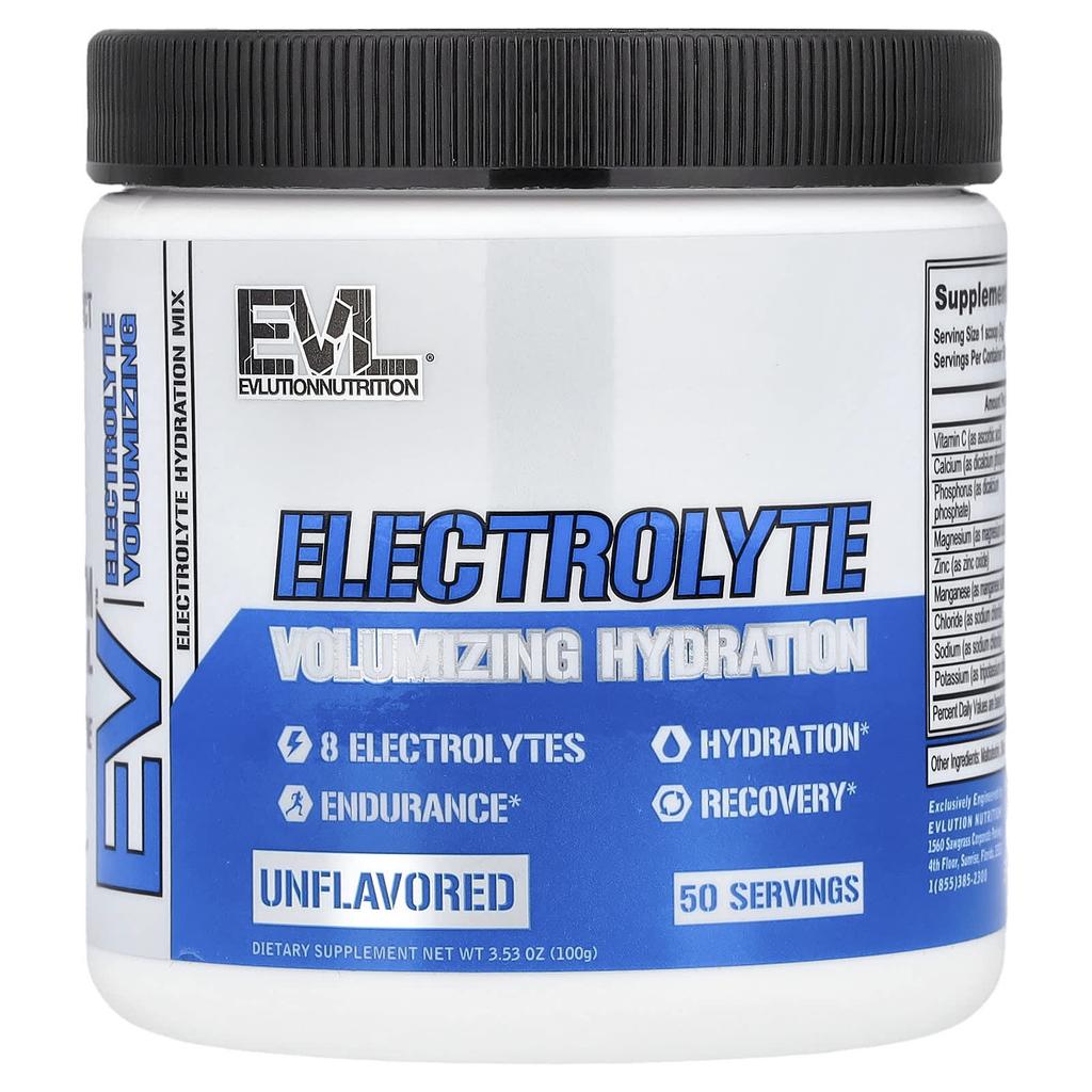 Electrolyte, Hydration, Unflavored, 100G(3.53Oz)