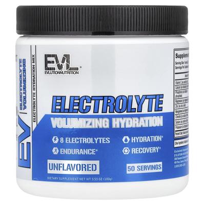 Electrolyte, Hydration, Unflavored, 100G(3.53Oz)