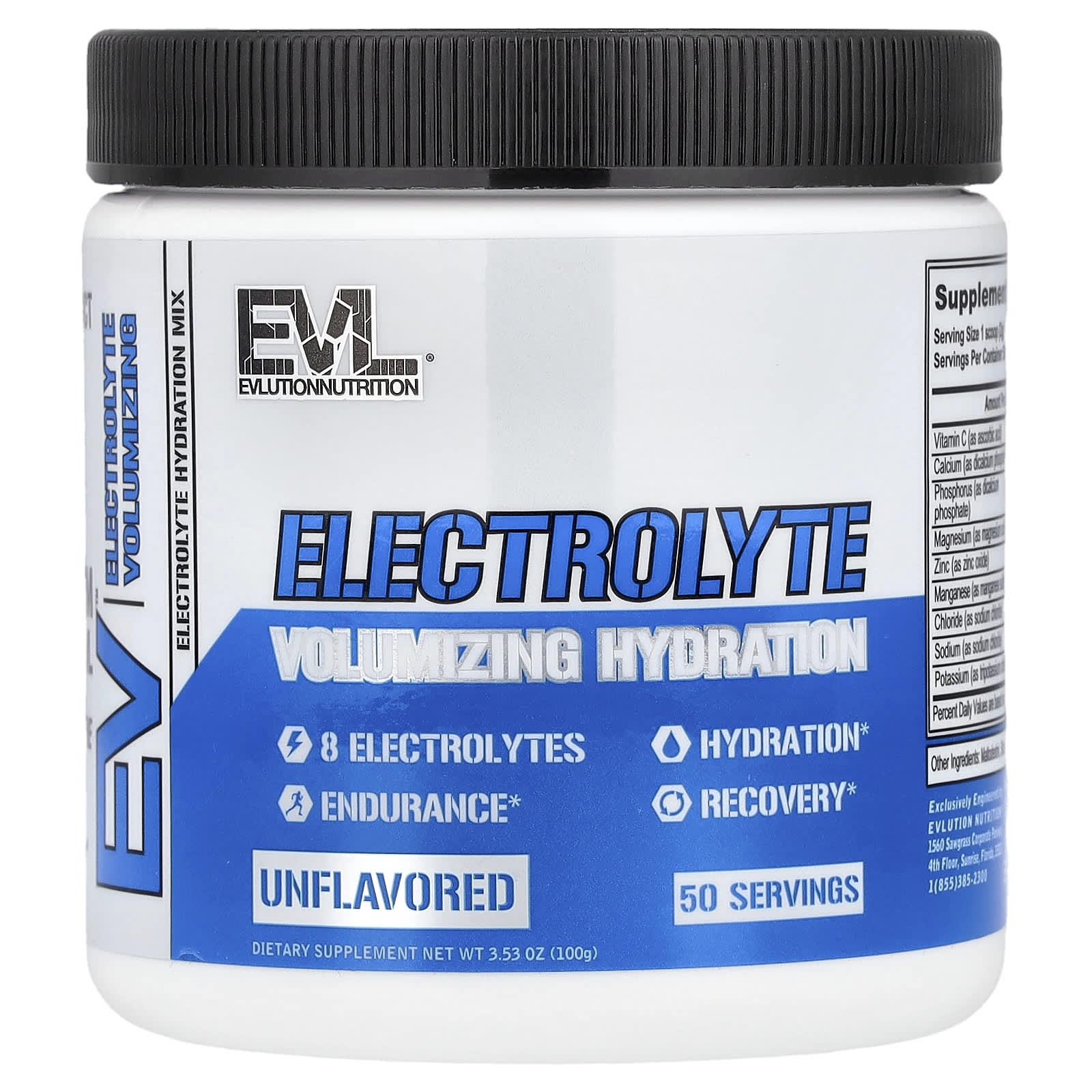 

Electrolyte, Hydration, Unflavored, 100G(3.53Oz)