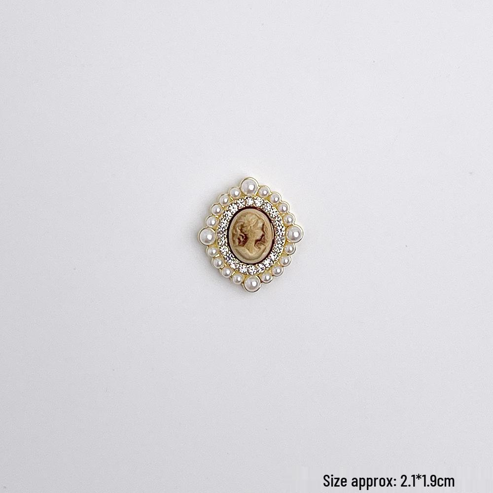 Decor Floare Sabot Aliaj Retro Stras - Catarame DIY High-End