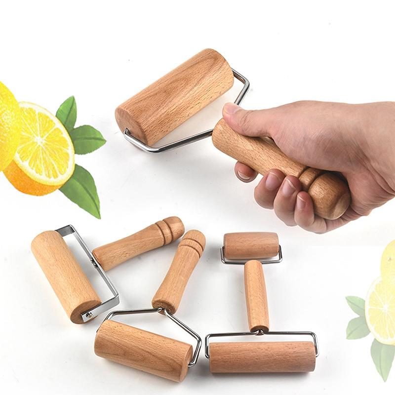 1pc Wooden Pastry Rolling Pin Roller Pastry And Pizza Baker Roller Baking Nuts Crackers Cookies Rolling Tool Kitchen Utensils