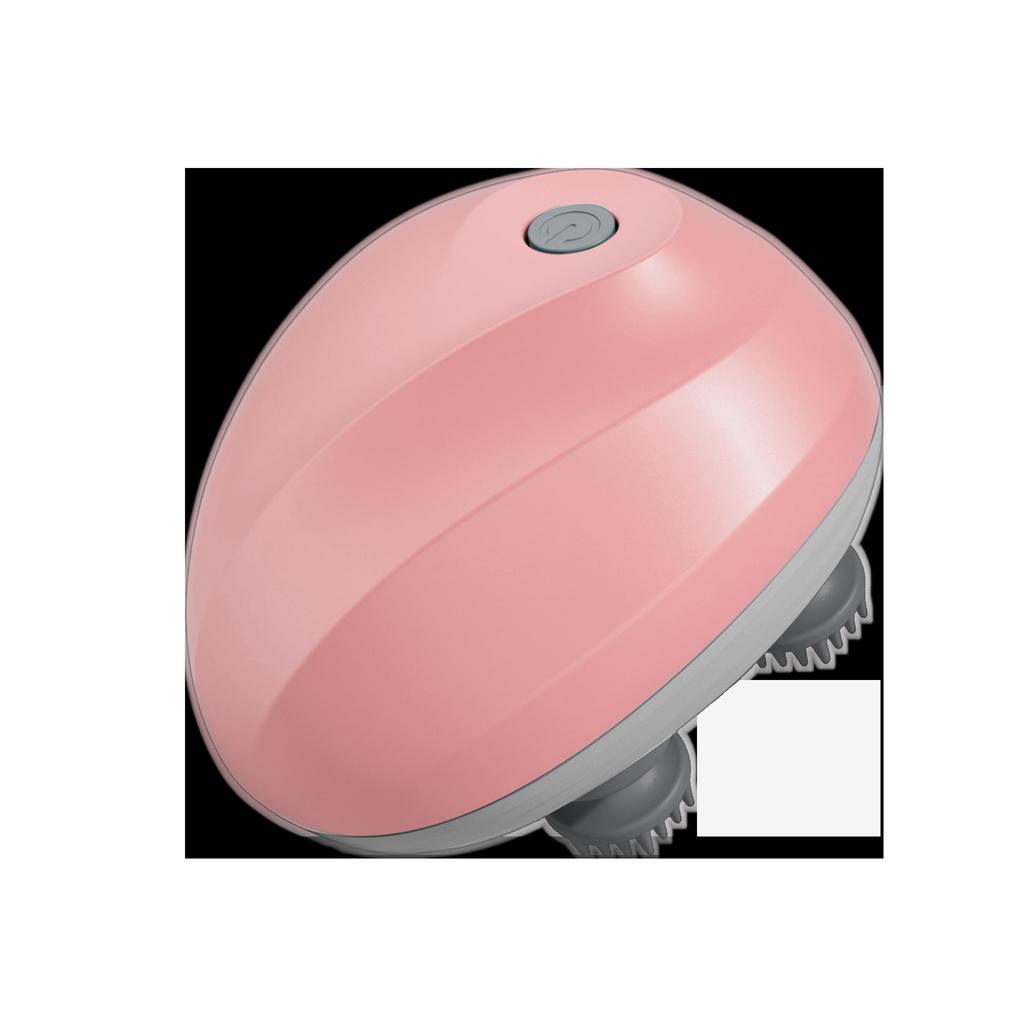 Electric Silicone Scalp Massager - Portable USB Rechargeable Kneading Head and Pet Massager