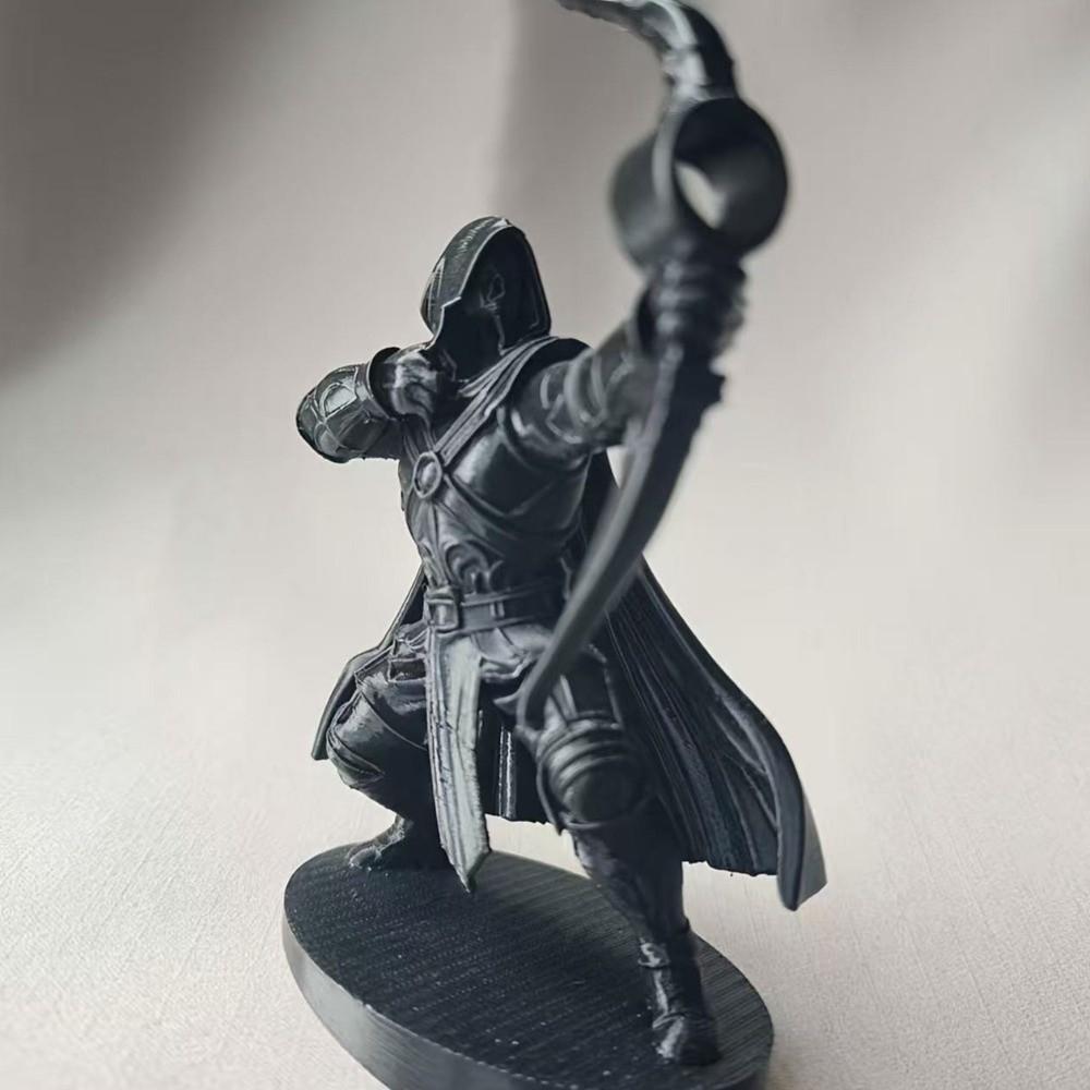 Retro Archer Pen Stand 3D Printed Samurai Sculpture Desk Pen Holder Home Decoration