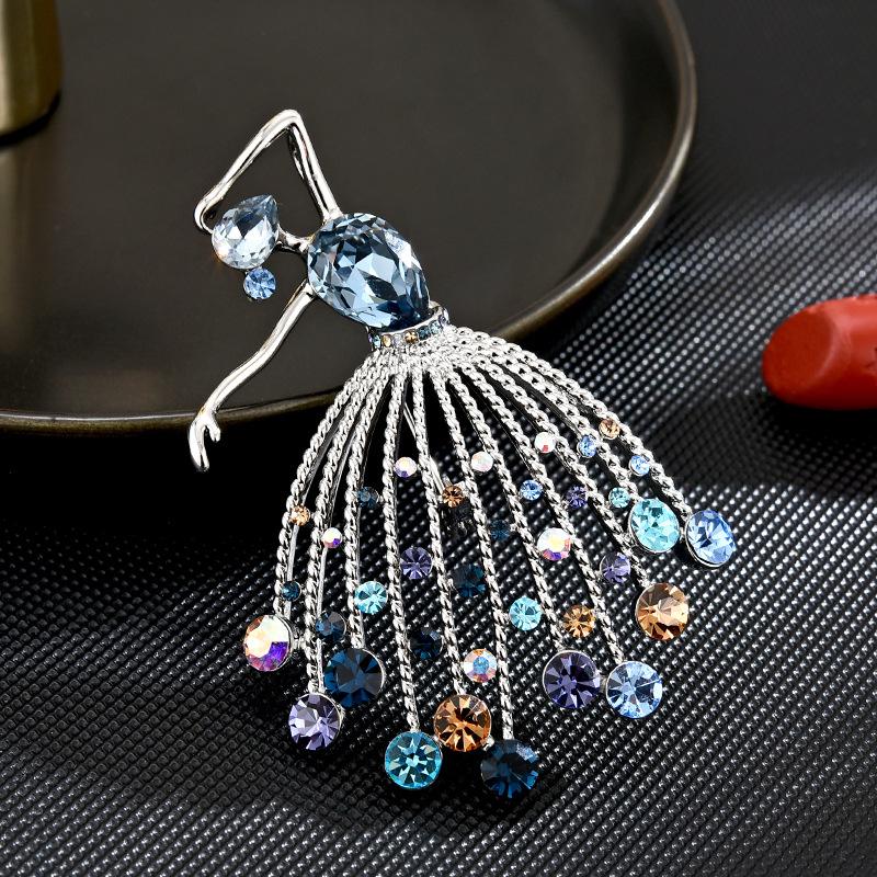 Elegant Dancer Brooch Fashion Clothing Accessory Jewelry