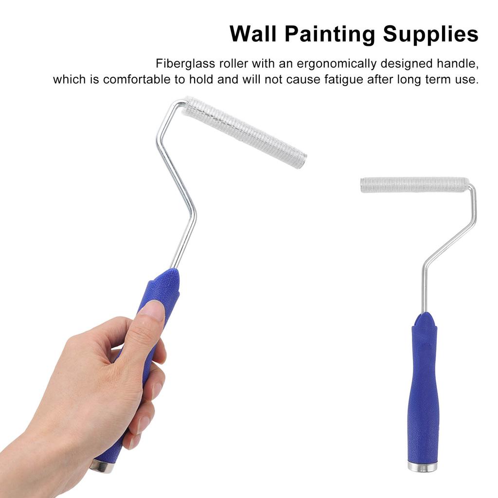Fiberglass Laminating Roller Acetone Washable Aluminum Alloy Head Bubble Paddle Tool for FRP Production