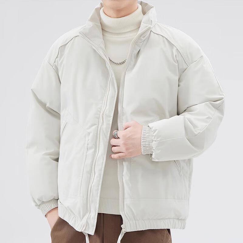 VANCAMEL Men's Stand Collar Padded Jacket