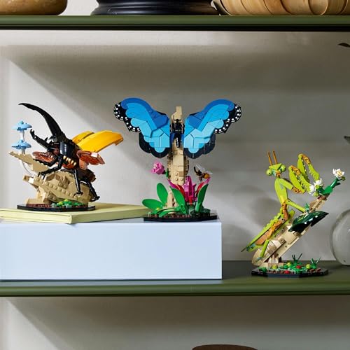 LEGO Insect Collection Toy, Ideas, Birthday Gift, Building Blocks, Mother's Day, Father's Day, Men, Women, Animals, Creatures, Stylish Interior Decor,