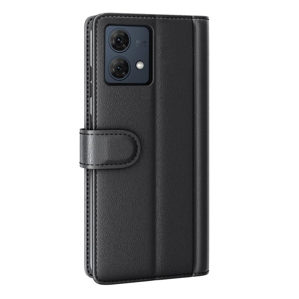 For Motorola Moto G84 5G Case Genuine Split Leather Phone Cover with Wallet Stand