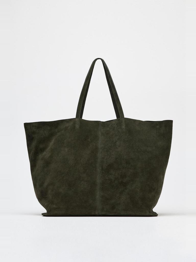 Women's Large Suede Tote Bag Luxury Design Commuter High-end Armpit Bag Soft Handle Fashi Shoulder Handbag for Ladies