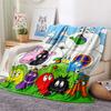 Barbapapa2 Flannel Blanket, High quality Comfortable for All Seasons, Home Decor, Warmth and Comfort
