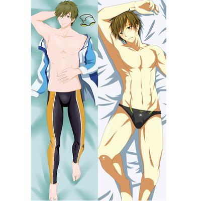 Japonské anime zdarma! Haruka Nanase Rin Male BL povlak na polštář pouzdro Hugging Body custom Dakimakura
