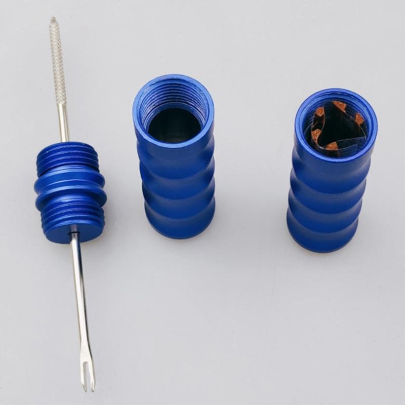Bicycle Tubeless Tire Repair Tools Kit Mini MTB Road Bike Tyre Plug Puncture Flat Fix Patch Drill Sealant Rubber Stripe