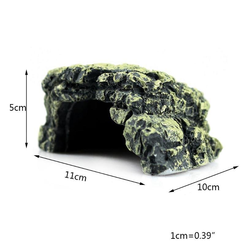 Versteck Höhle Aquarium Versteck Lebensraum Dekoration für Schildkröte Shelt