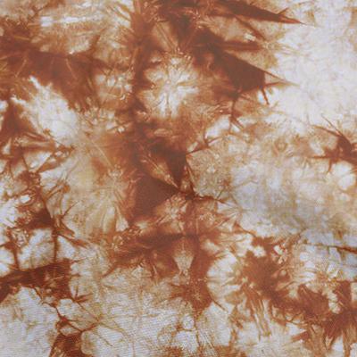 Cotton Flex Braun Stoff Asiatische Krawatte & Färbung Diy Kleidung Quiltstoff Druckstoff Meterware 40 Zoll