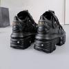 Fashion New Arrival Dark Gothic Dad Shoes | Heavy - Metal Punk Thick - Soled Women's Boots