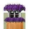 Artificial Flowers for Indoor and Outdoor, Fake Flowers Plants for Indoor and Outdoor Garden Porch Windowsill Home Wedding Farmhouse