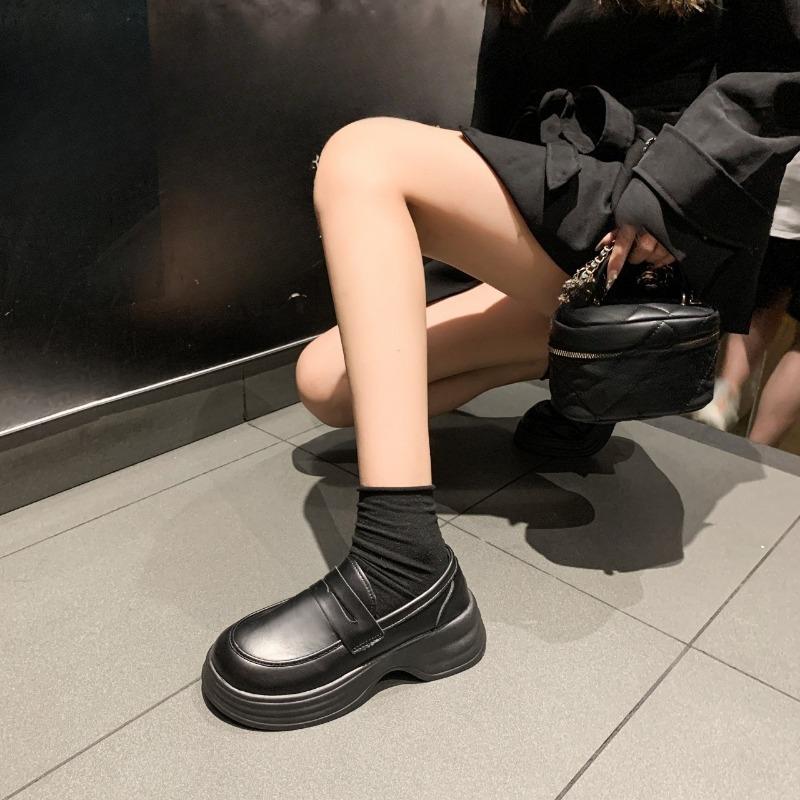 New One-foot Waterproof and Anti-slip Thick-soled Women's High-end Height-increasing Work Shoes