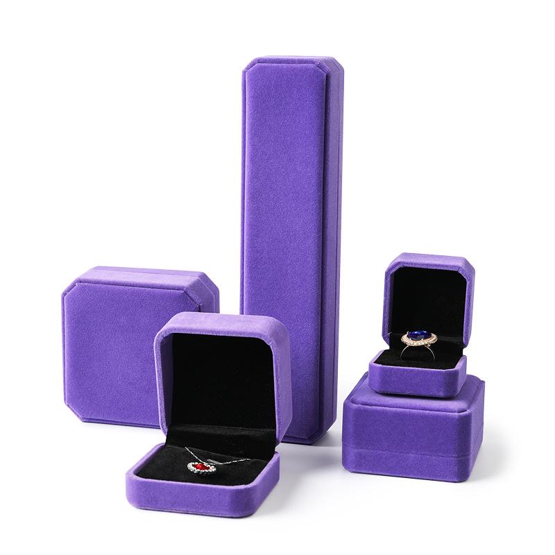 

Velvet Jewelry Box for Rings, Necklaces, Bracelets, Pendants, and Earrings