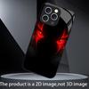 Cool Horror Red Demon Eyes fashion phone cases phone case fundas Glass Phone Case for iPhone 17 16 15 14 13 12pm Pro Plus
