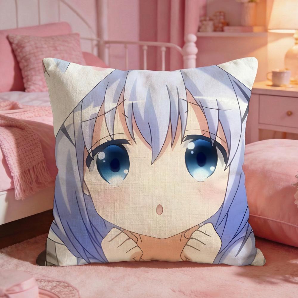 

lIs the Order a Rabbit Cushion Cover Premium Comfort Reversible Pillow Cove Two in One Design for Any Room Car Interior 30X30cm
